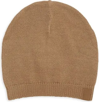 Ribbed Merino Wool Beanie