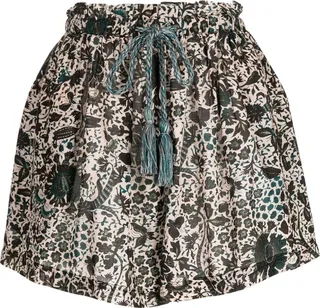 Bijou tied-waist shorts
