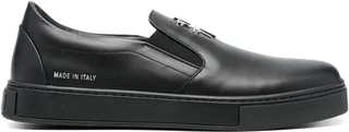 Logo-Plaque Slip-On Sneakers