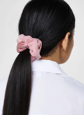 2 Pack Velvet Detail Scrunchie Hair Tie