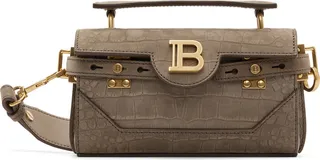 Balmain Taupe B-Buzz 19 Bag