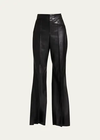 Dylan High-Waist Faux-Leather Pants