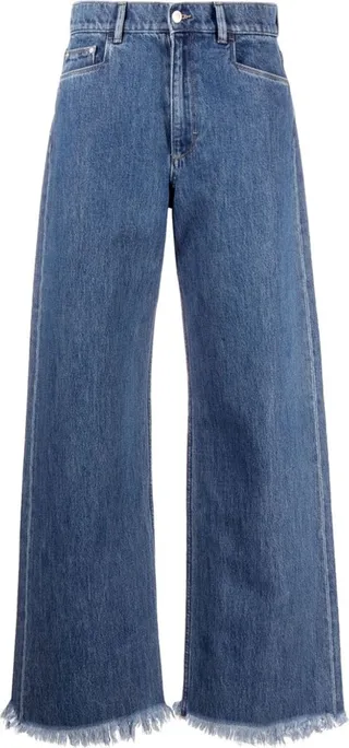 High-Waisted Wide-Leg Jeans