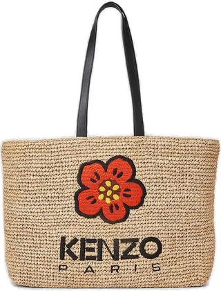 Kenzo Boke Flower Embroidered Tote Bag