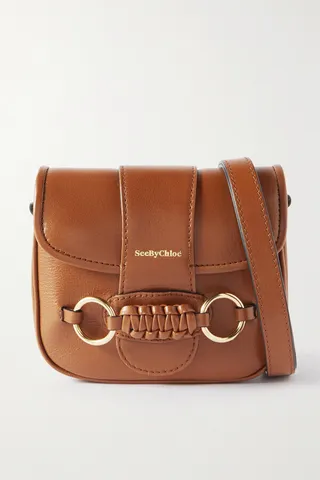 See By Chloé - Saddie Leather Shoulder Bag - Brown