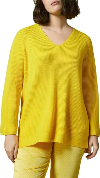 Albatros V-Neck Virgin Wool Blend Sweater