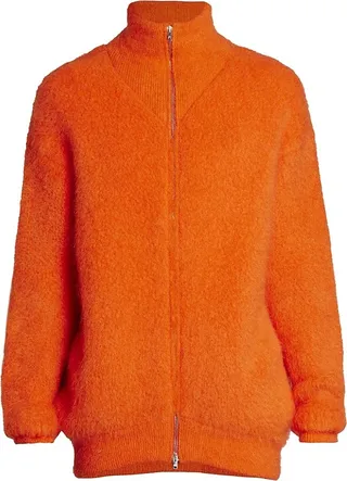 Amalh Mockneck Zip-Up Sweater
