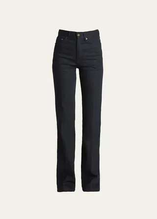 Boot-Cut Denim Pants