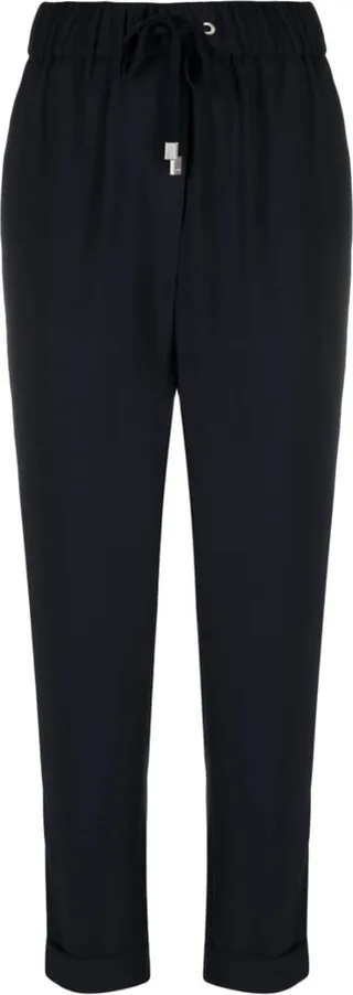 Drawstring Cotton Track Pants