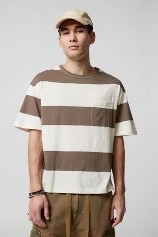UO Striped Boxy Tee