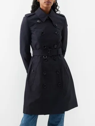 Chelsea Cotton-gabardine Mid-length Trench Coat