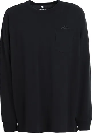 Nike Sportswear Premium Essentials Men's Long-sleeve Pocket T-shirt T-shirt Black