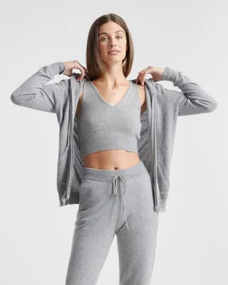 Mongolian Cashmere Cropped Tank