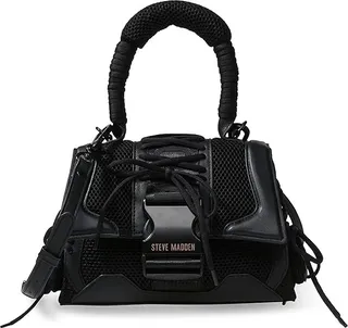 Steve Madden Diego Top-Handle Bag (Black) Handbags