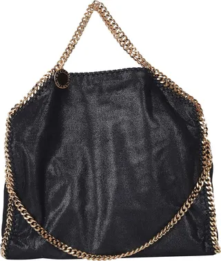 Black Falabella Triple Chain Bag