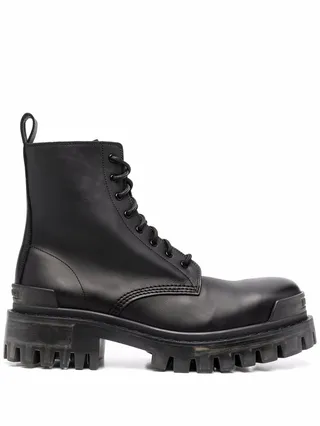 Strike lace-up boots