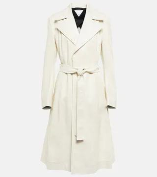 Leather coat