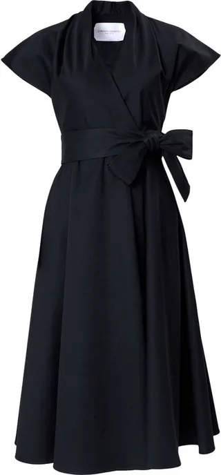 Tied-Waist Midi Dress