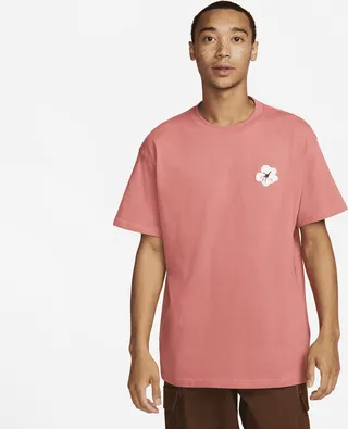 Men's Nike SB Skate T-Shirt in Red