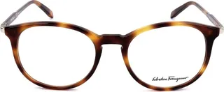 Salvatore Ferragamo Eyewear Round Frame Glasses
