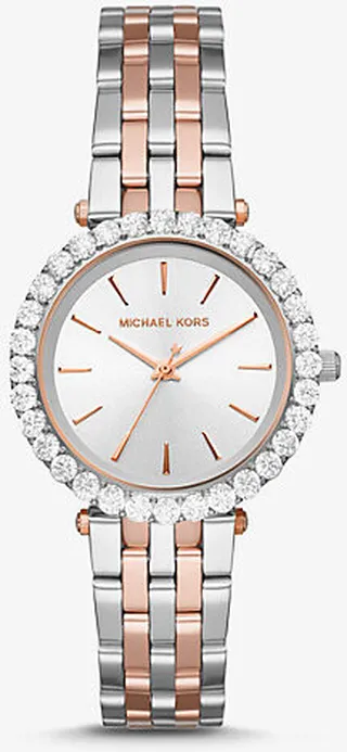 Darci Pavé Two-Tone Watch