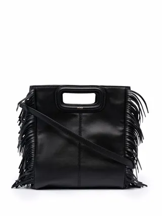 M leather tote bag