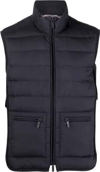 Down-Feather Padded Gilet