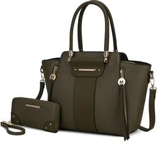 Eliana Vegan Leather Women’s Tote Bag with wallet