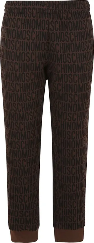 Moschino All Over Monogram Printed Joggers