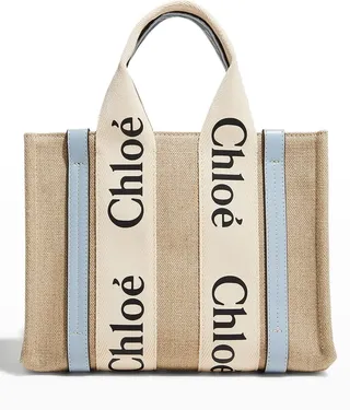 Woody Small Eco Linen Tote Bag