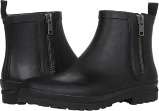 Madewell The Zip-Up Lugsole Rain Boot (True Black) Women's Shoes