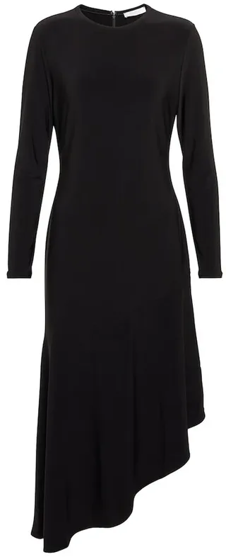 Leisure Gelly asymmetric midi dress