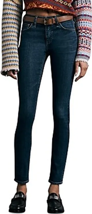 rag & bone Cate Mid Rise Ankle Skinny Jeans in Chelsea