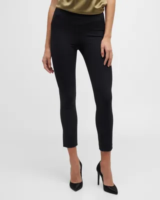 Zip-Back Scuba Leggings