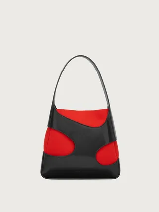 Ferragamo Women Shoulder bag with cut-out detailing (S) Black