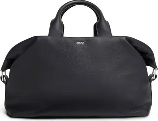 Raglan deerskin holdall