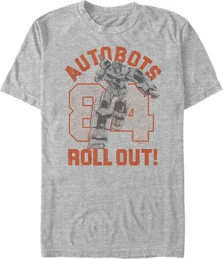 Men's Transformers Autobots Roll Out T-Shirt - Athletic Heather - 3X Large