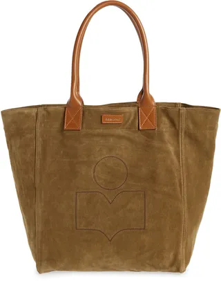 Yenky Logo Suede Tote