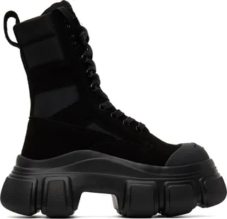 Alexander Wang Black Storm Combat Boots