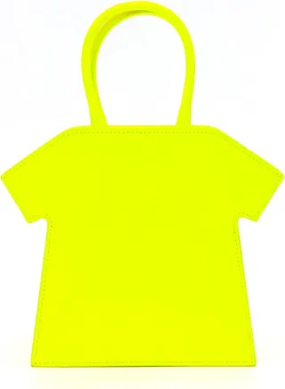 MSGM Logo-Debossed T-Shirt Shaped Tote Bag