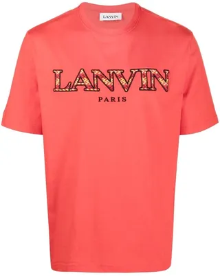 logo-embroidered short-sleeve T-shirt