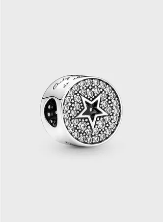 PavÃ© & Star Congratulations Charm