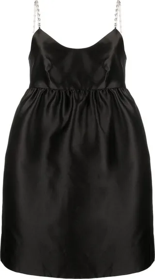 Satin Empire-Line Minidress