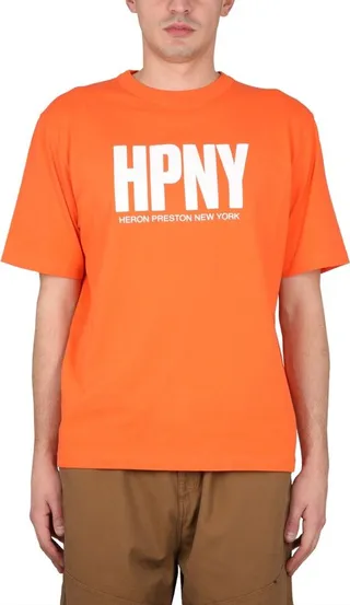Heron Preston Logo Printed Crewneck T-Shirt