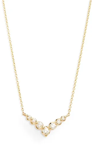 Vivian Lily Graduating Diamond Necklace