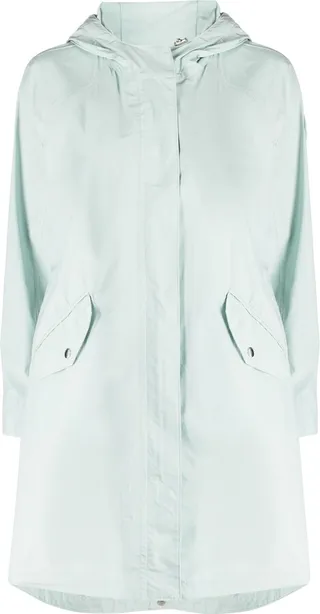 Summer hooded parka coat