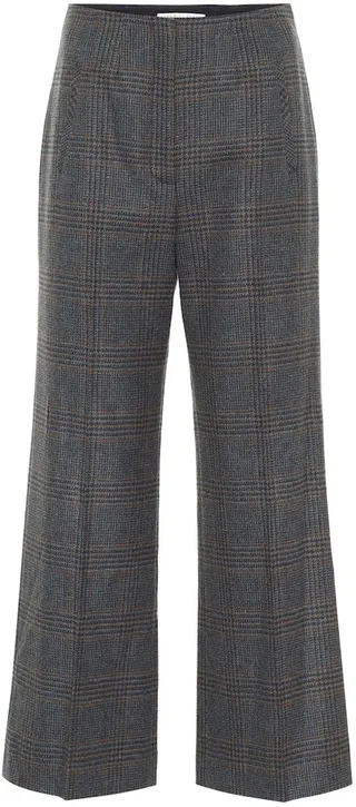 Dova cropped straight wool pants