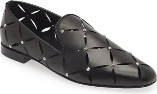 Slash Studded Smoking Slipper