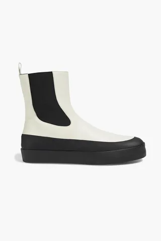 Zaniah two-tone leather Chelsea boots