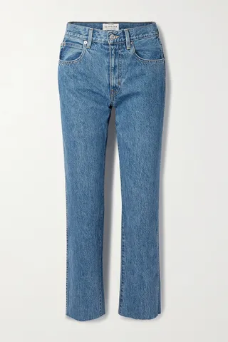 SLVRLAKE - + Net Sustain Hero Organic High-rise Slim-leg Jeans - Blue